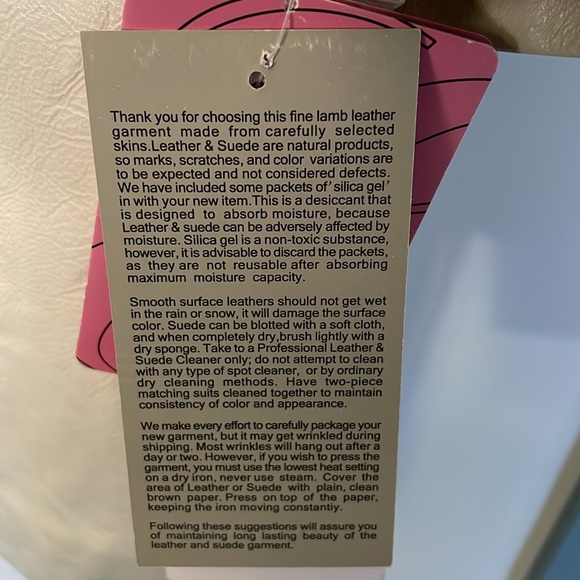 Women’s Excelled Collection Genuine Leather Jacket - Cream - Picture 5 of 12